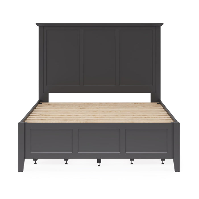 Modus Furniture Grace Four Drawer Platform Storage Bed in Raven Black  PNRBD  Image 5