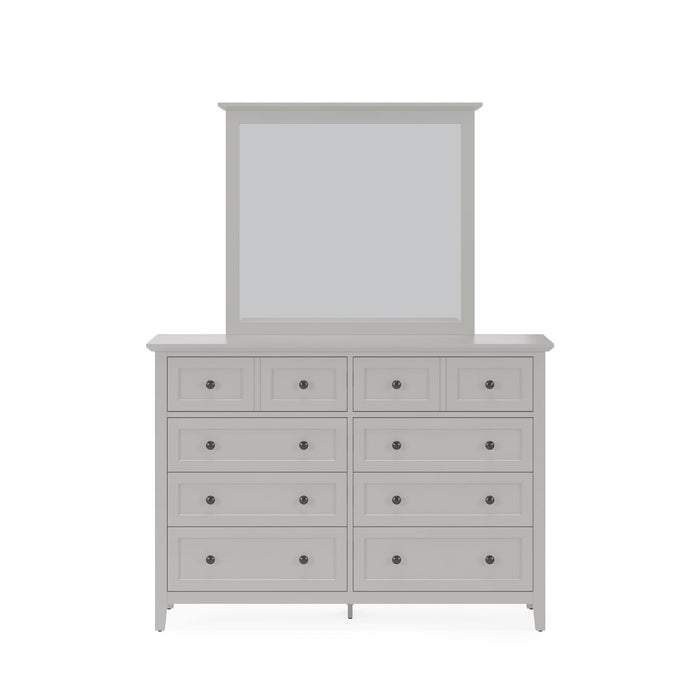 Modus Furniture Grace Eight Drawer Dresser in Elephant Gray 655450413834 PNKG82 Image 8