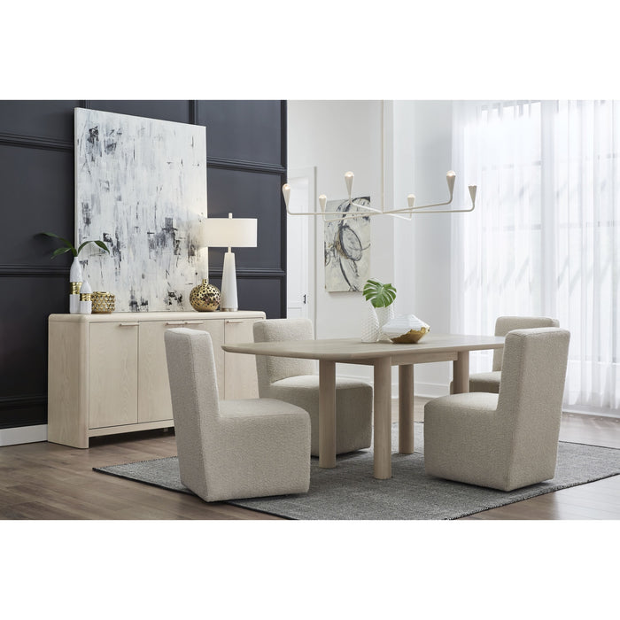 Modus Furniture Liv Fully Upholstered Dining Chair in Brun Boucle 655450450587 QHTP64B Image 5