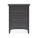 Modus Furniture Grace Three Drawer Nightstand in Raven Black 655450408861 PNRB81 Image 2