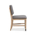 Modus Furniture Franklin Dining Chair in Au Natural and Gray Leather 655450393846 MXNK63 Image 4