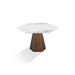 Modus Furniture Balos Stone Top Hexagonal Dining Table in Chanelle and Bronze 655450423406 PWSZ61 Image 3