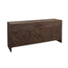 Modus Furniture Fevano Four Door Two Drawer Solid Wood Sideboard in Smoked Brown 655450414640 PGRR78 Image 2