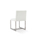 Modus Furniture Eliza Upholstered Dining Chair in Pearl and Brushed Stainless Steel 655450349935 5WT763 Image 6