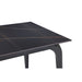 Modus Furniture Nicoya Stone Top Rectangular Dining Table in Black Stone and Black Metal 655450372841 LJLF60 Image 4