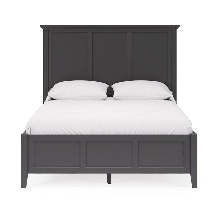 Modus Furniture Grace Three Panel Bed in Raven Black  PNRBL  Image 2