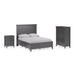 Modus Furniture Grace Four Drawer Platform Storage Bed in Raven Black  PNRBD  Image 15