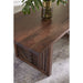 Modus Furniture Fevano Solid Wood Rectangular Dining Table in Smoked Brown 655450414619 PGRR60 Image 1