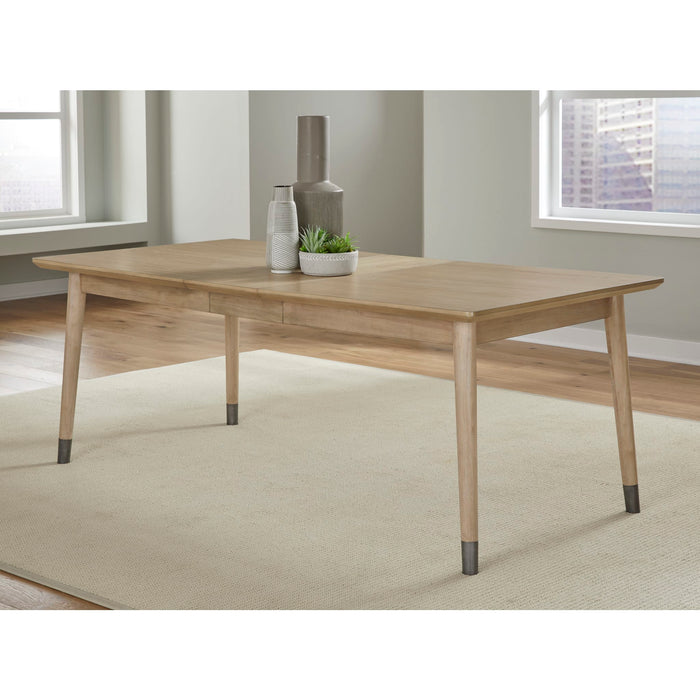 Modus Furniture Franklin Extendable White Oak Dining Table in Au Natural 655450393839 MXNK60 Image 1