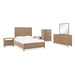 Modus Furniture Dorsey Wooden Two Drawer Storage Bed in Granola  NSPVJ  Image 14