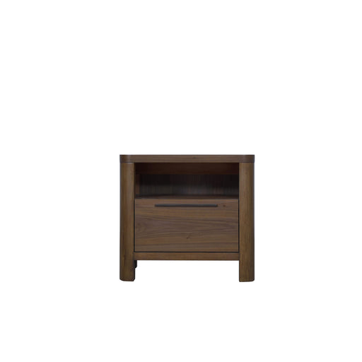 Modus Furniture Totes One Drawer Nightstand in English Walnut 655450462221 RXVK81 Image 1