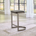 Modus Furniture Oxford Backless Counter Stool in Davy's Grey 655450344619 AZU570 Main Image