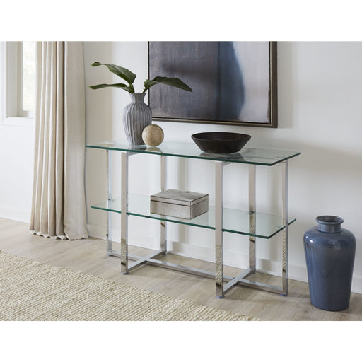 Modus Furniture Amalfi Glass Shelf Sideboard 655450234446 1AJ5733G Main Image