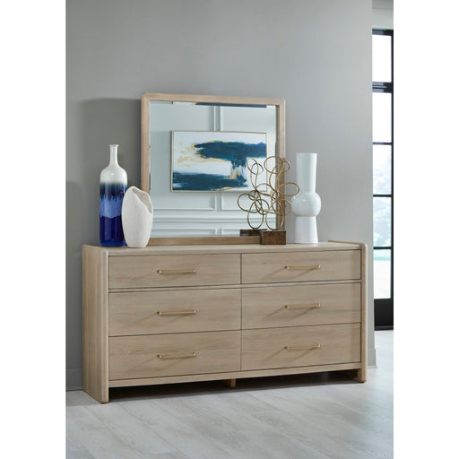 Modus Furniture Gardenia Six Drawer Oak Wood Dresser in Chai 655450465680 SDTK82 Image 1