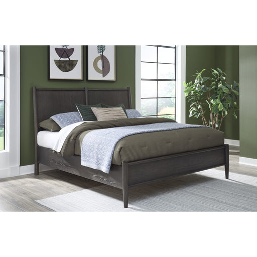 Modus Furniture Rockport Oak Wood Platform Bed in Yin  QBTSK  Main Image