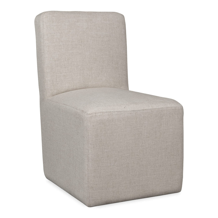 Modus Furniture Liv Fully Upholstered Dining Chair in Natural Linen 655450450570 QHTP64A Image 1