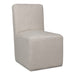 Modus Furniture Liv Fully Upholstered Dining Chair in Natural Linen 655450450570 QHTP64A Image 1