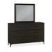 Modus Furniture Lucerne Six-Drawer Metal Leg Dresser in Vintage Coffee (2024) 655450432651 5NL282A Image 9