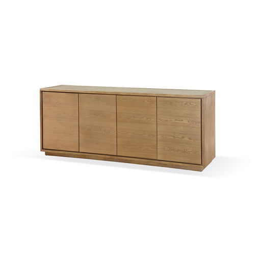 Modus Furniture One Modern Coastal Four Door Sideboard in White Oak 655450404597 JVLH79G Image 1