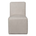 Modus Furniture Liv Fully Upholstered Dining Chair in Natural Linen 655450450570 QHTP64A Main Image