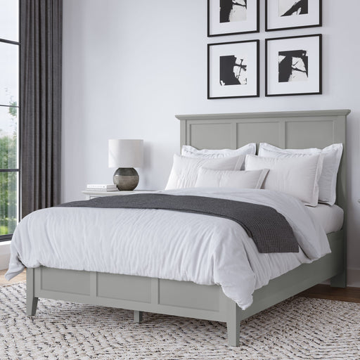 Modus Furniture Grace Three Panel Bed in Elephant Grey  PNKGL  Main Image