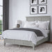 Modus Furniture Grace Three Panel Bed in Elephant Grey  PNKGL  Main Image