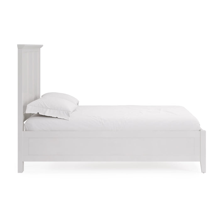 Modus Furniture Grace Three Panel Bed in Snowfall White  PNRAL  Image 3