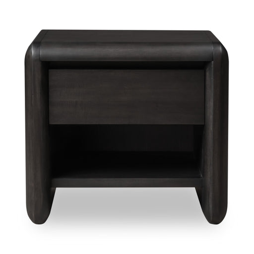 Modus Furniture Xolani One Drawer Acacia Wood Nightstand in Jaguar 655450474286 TTXT81 Image 1