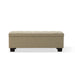 Modus Furniture Levi Tufted Storage Bench in Toast Linen 655450381980 3ZL78846 Image 5